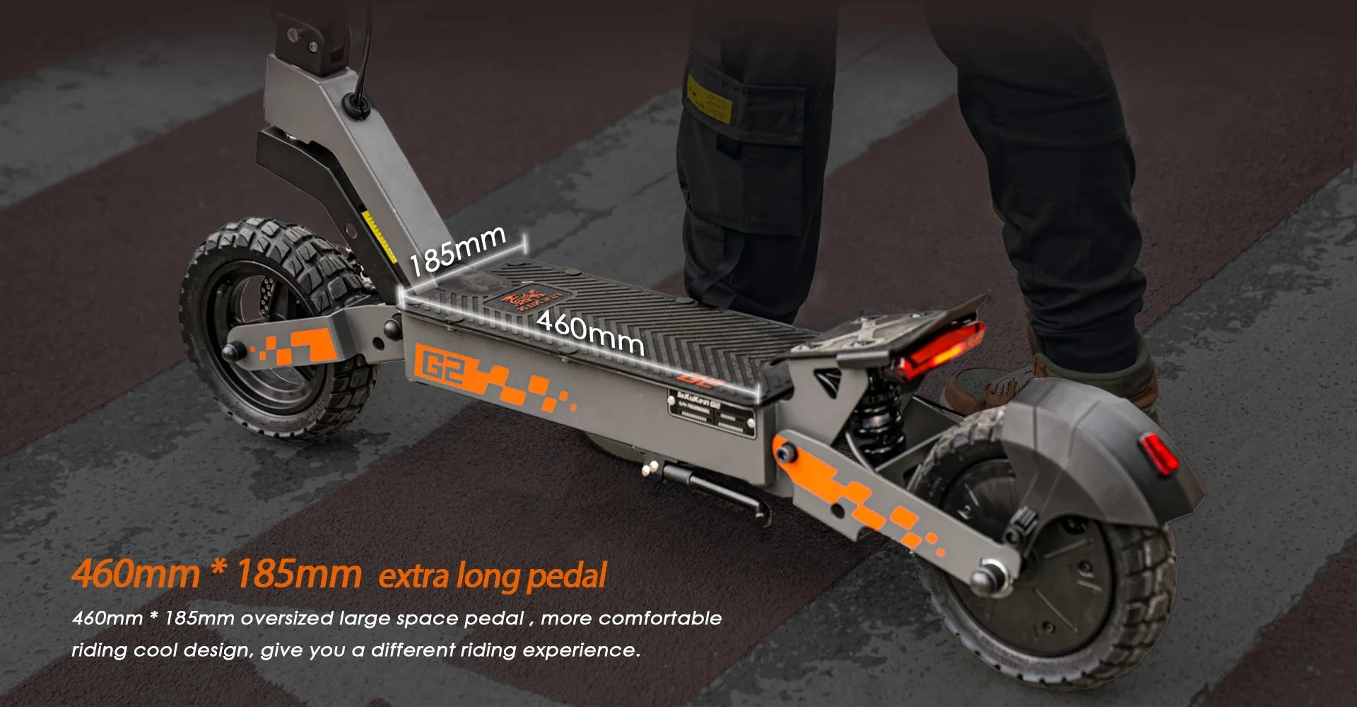 KuKirin G2 Electric Scooter 45km/h Max Speed 800W Motor 48V 15Ah Super Large Battey Electric Scooter