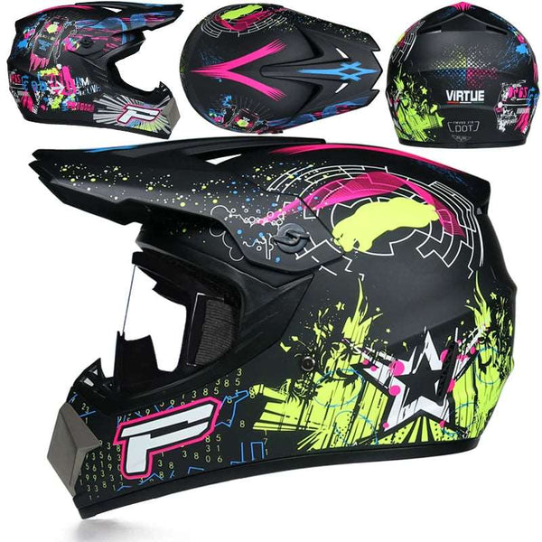 Lionstar Professional Unisex ABS Certified Motocross Helmet