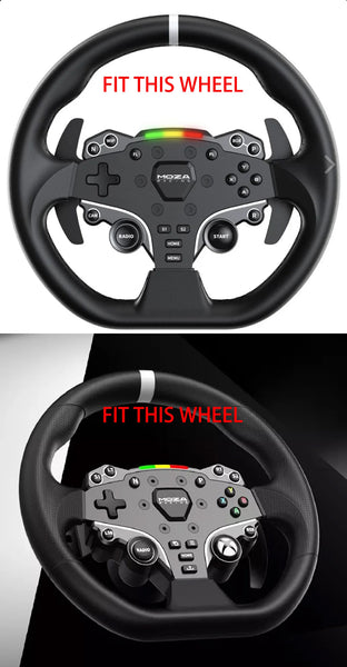SIMPUSH 13inchs 33cm Circular steering wheel Rally sim racing MOD FOR MOZA R5 R3 ES ESX