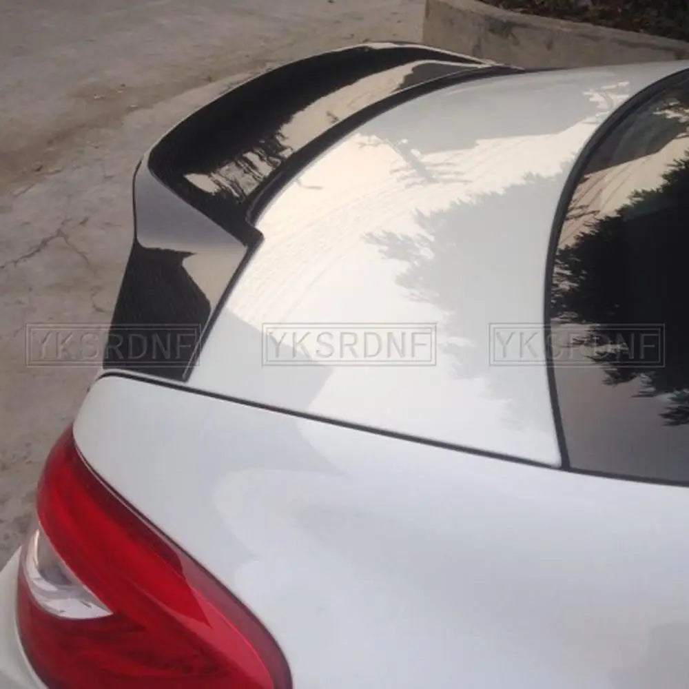 W218 Carbon Fiber Rear Trunk Boot Spoiler for 2012 - 2018 CLS Class CLS350 CLS400 CLS450 CLS500 CLS63 Sedan Fitment Guaranteed