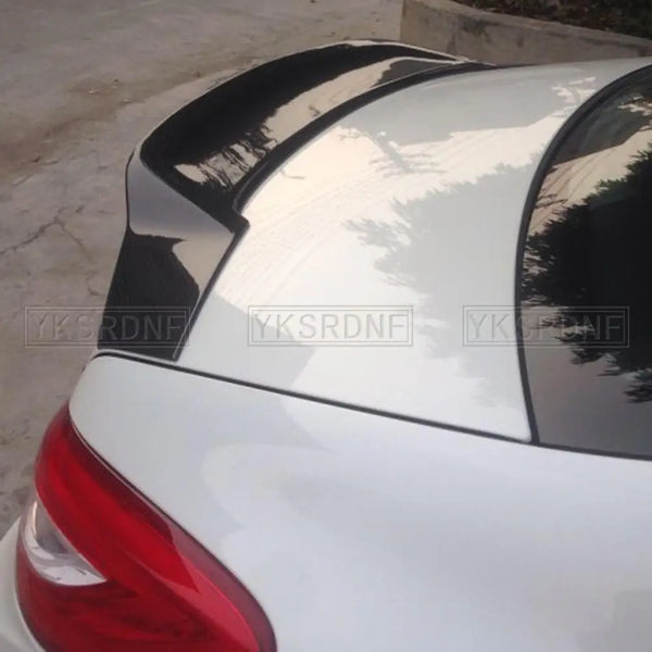 W218 Carbon Fiber Rear Trunk Boot Spoiler for 2012 - 2018 CLS Class CLS350 CLS400 CLS450 CLS500 CLS63 Sedan Fitment Guaranteed