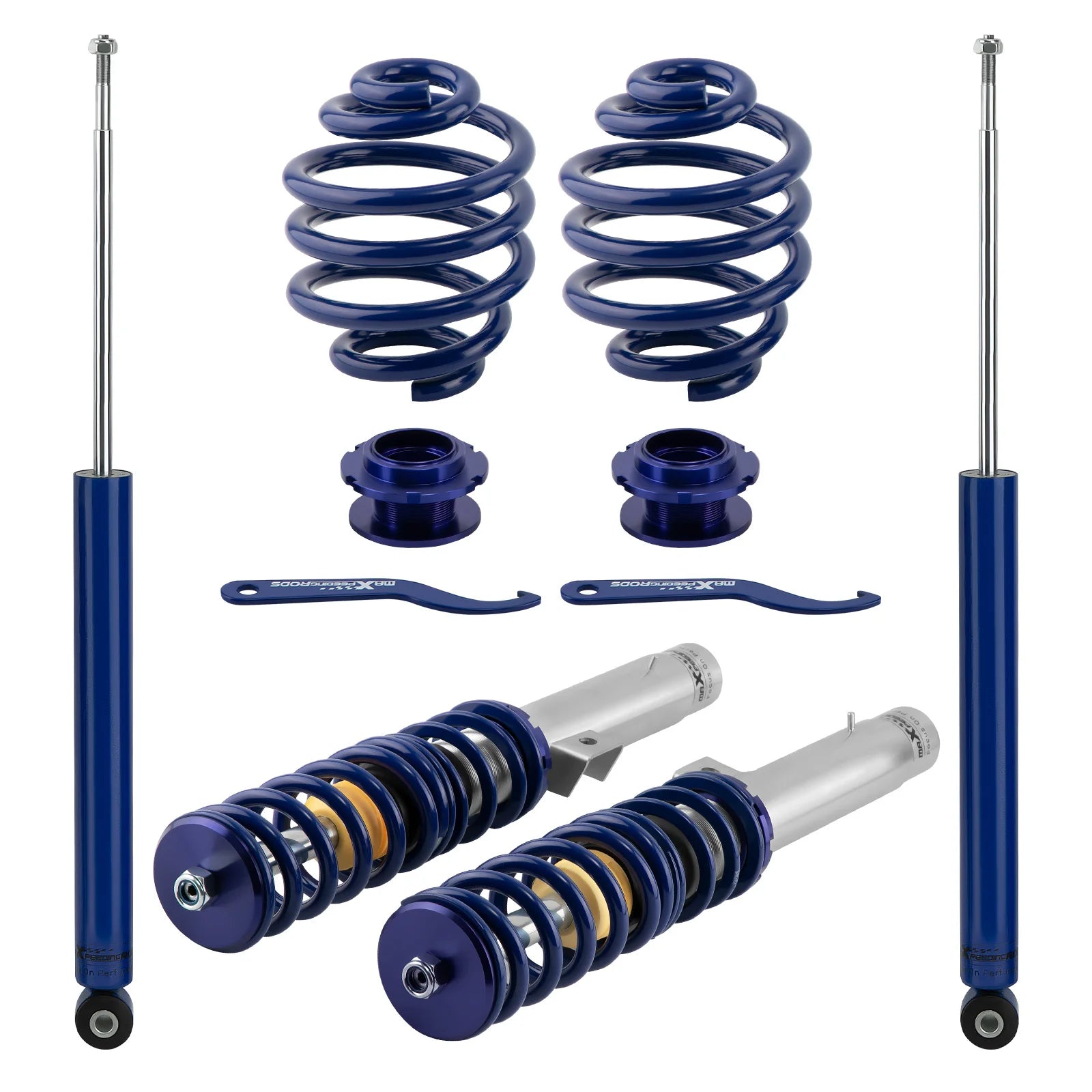 maXpeedingrods Adjustable Coilovers Suspension Kit For 3 series E46 320i 325i 328i 330i 320d 330d  Coil Spring Kit