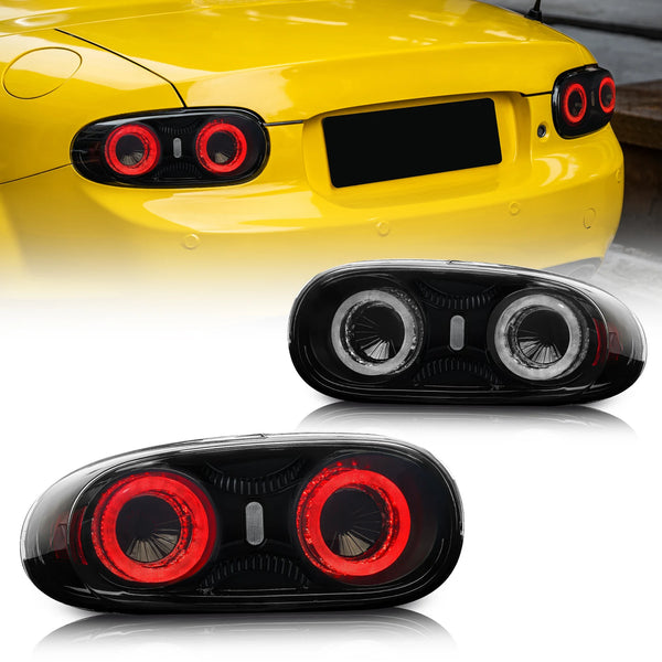 NC LED Tail Lights For Mazda MX-5 MX5 NC2 NC3 2008-2015 Tail Lights Rear Fog Lamp Brake + Reverse Lights Sequential Turn Signal