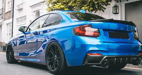 XVIP Fiber M4 Style Car Rear Trunk Spoiler Wing Lip For BMW 2 Series F22 F87 2014-20 M2 Gloss Spoiler Accessories Exterior Wings