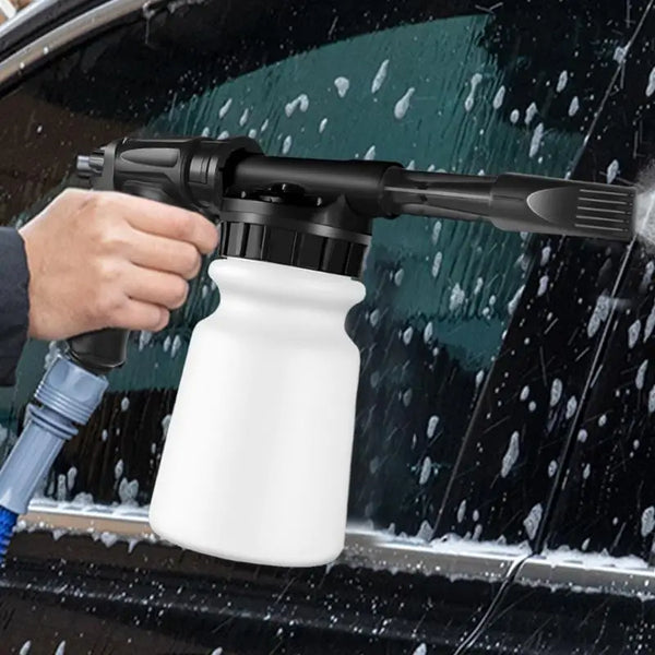 Foam Cannon for Garden Hose – 1L Handheld Pressurized Soap Foam Sprayer