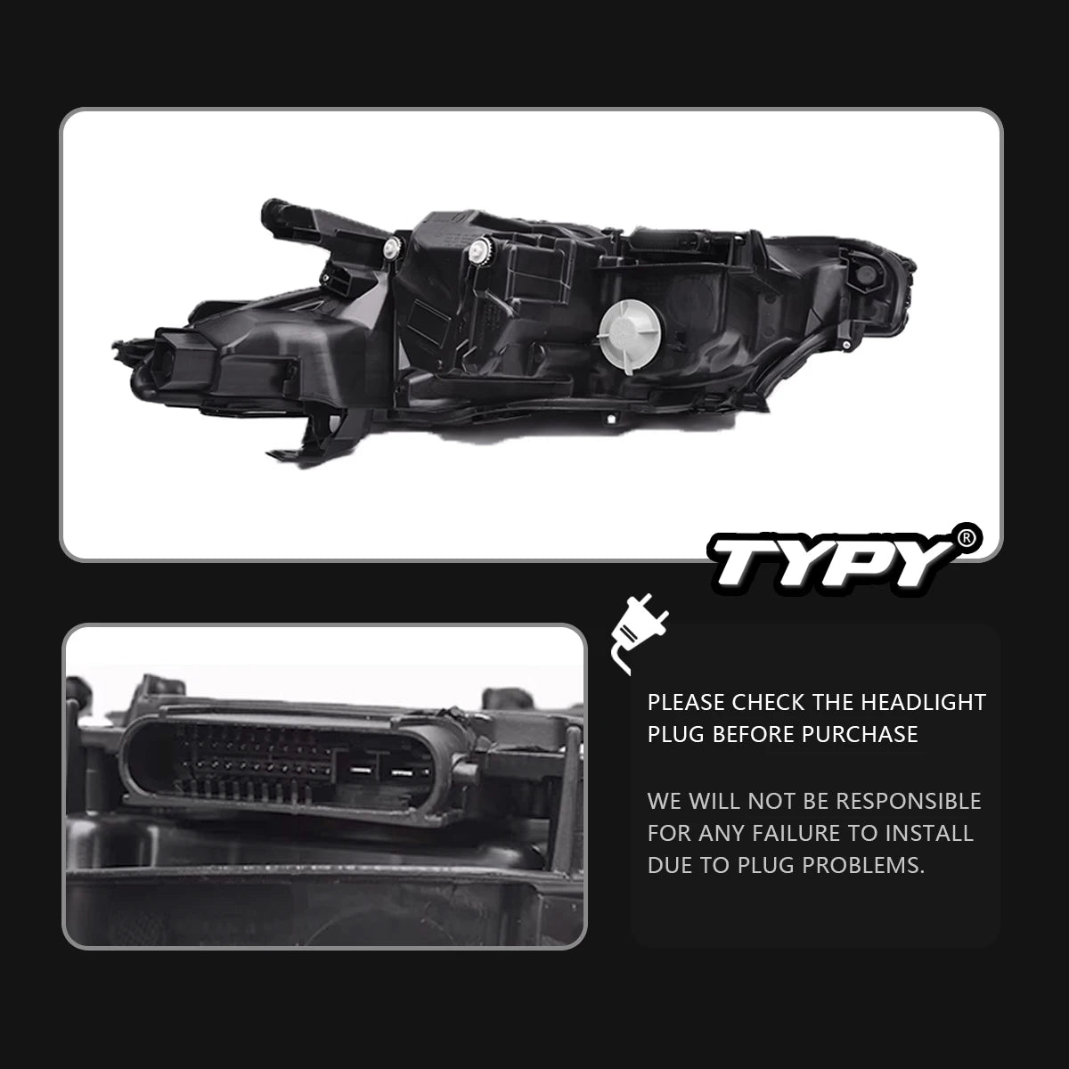 TYPY Car Lights For Toyota Camry RGB 2018-2024 Headlight LED Projetor head Lamp Daytime Running Light Automotive Accessories