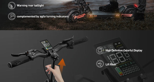 Joyor S10-S-Z Adult E-scooter 1000W*2 Motor 60V18Ah Escooter 10 Inch Off Road Tire Off Road Electric Scooter