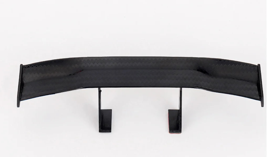 Carbon Look Car Rear Spoiler Mini Wings Small Model Decoration ABS Auto Accessories Black Blue Red White Grey Winglet