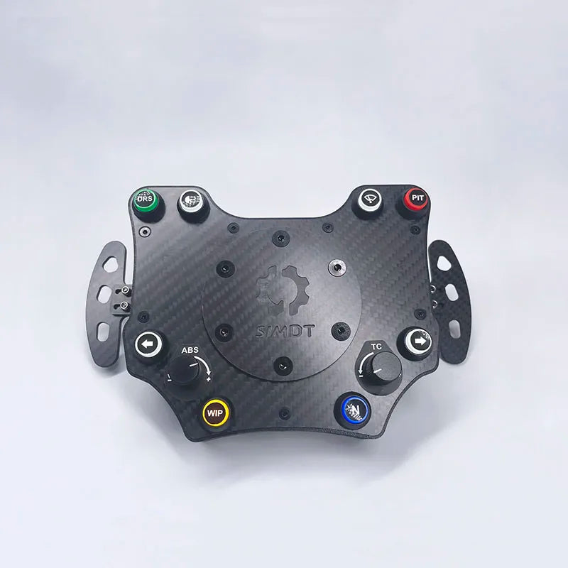 Sim Racing Bluetooth Wireless Steering Wheel Switch Button Plate Center Control Box for SC2 Logitech Thrustmaster for Simagic