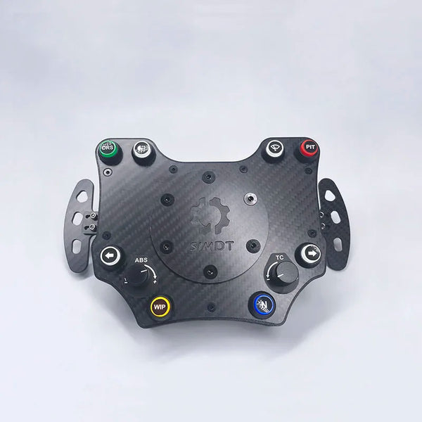 Sim Racing Bluetooth Wireless Steering Wheel Switch Button Plate Center Control Box for SC2 Logitech Thrustmaster for Simagic