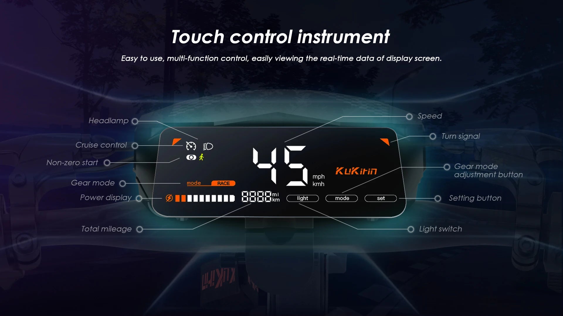 kukirin G2 Electric Scooter 800W 48V 15AH E-Scooter For Adult 10 Inches Tires Foldable City commute Electric Scooters