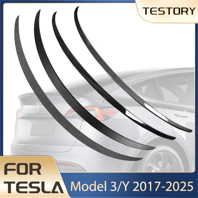 For Tesla Spoiler Model Y Juniper 2025 Accessories Spoilers Wings for Tesla Model 3 Highland 2025 3/Y 2017-2025 ABS Material