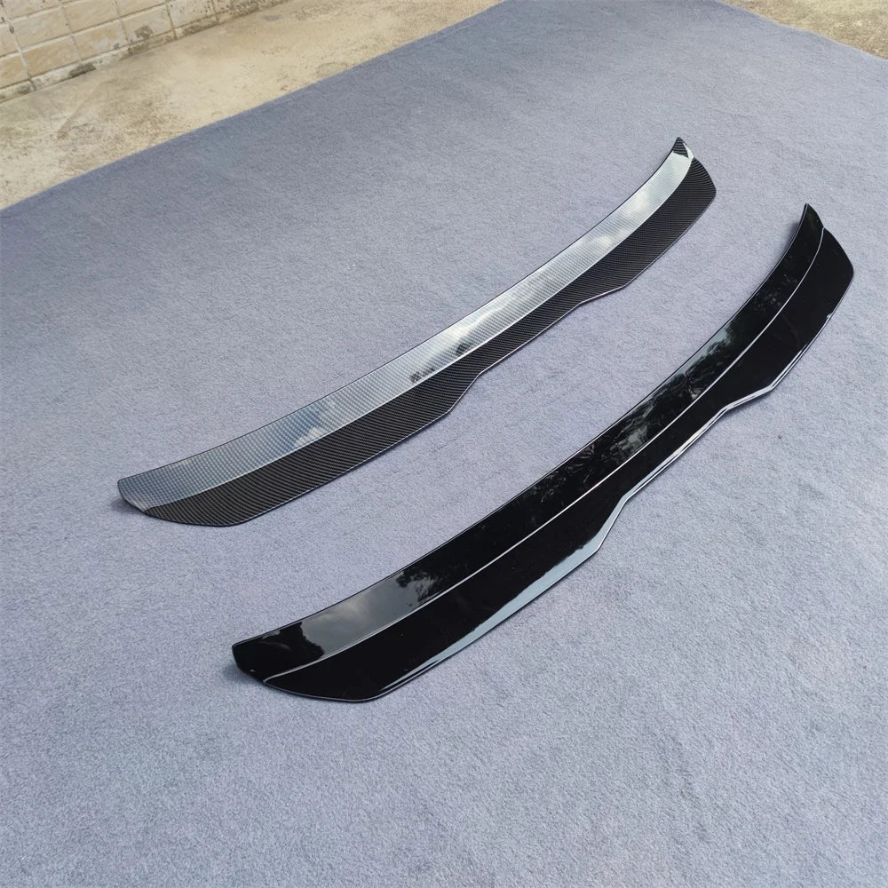 ABS Glossy Black Carbon Lip Spoiler For Seat LEON MK3 FR 2012-2020 5Doors Hatchback Universal Car Tail Wing Decoration