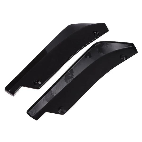 1 Pair Carbon Fiber Winglets Side Skirt Extension Car Front Rear Bumper Strip Lip Spoiler Diffuser Splitter Scratch Protector