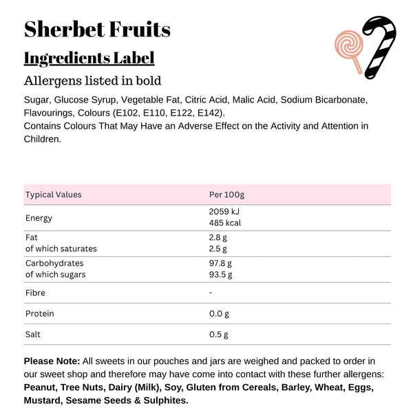 Sherbet Fruits