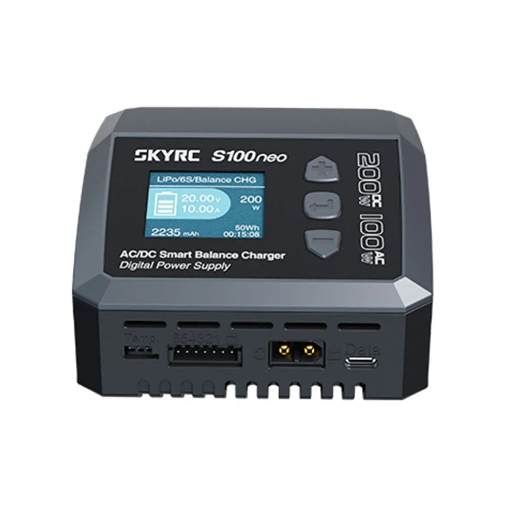 SKYRC S100neo AC100W/DC200WDual Channel Lipo Charger