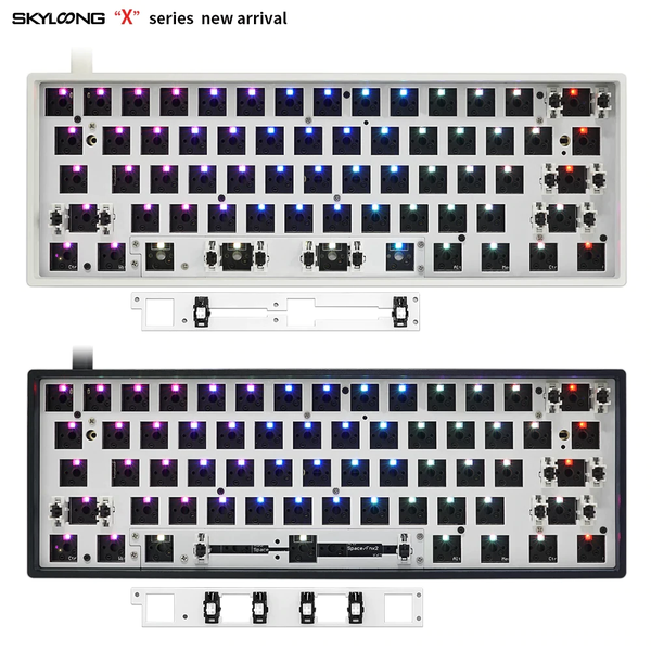 SkyLoong GK61X CNC 60% Hot Swap DIY Mechanical Keyboard - Wired
