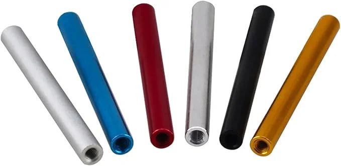 10pc M3x10 Smooth Standoffs Coloured Aluminium Pack