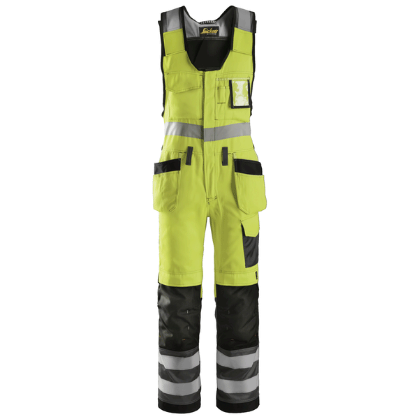 Snickers 0213 Hi-Vis One-Piece Holster Pocket Trousers, Class 2 Various Colours