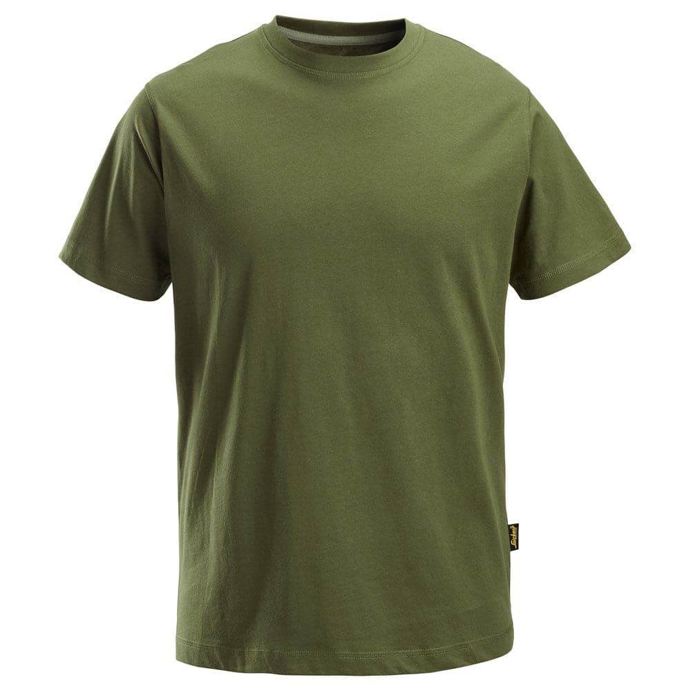 Snickers 2502 Classic Cre Neck T-Shirt 100% Combed Cotton Various Colours