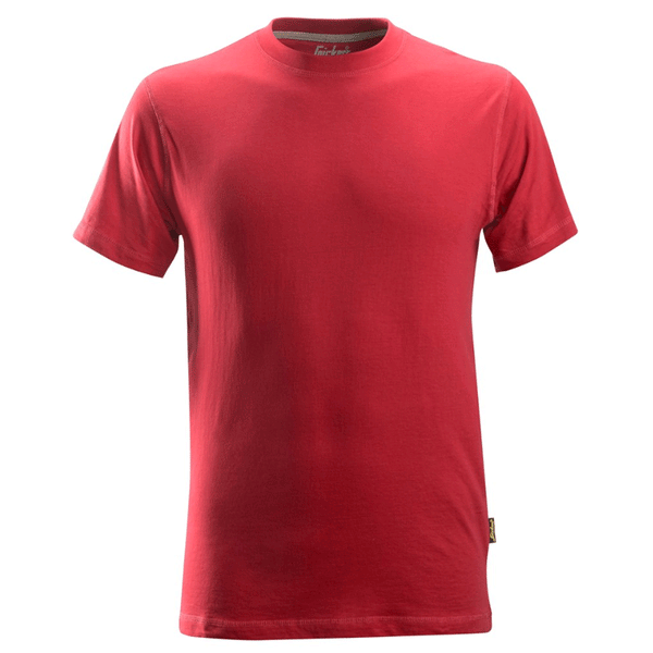 Snickers 2502 Classic Cre Neck T-Shirt 100% Combed Cotton Various Colours