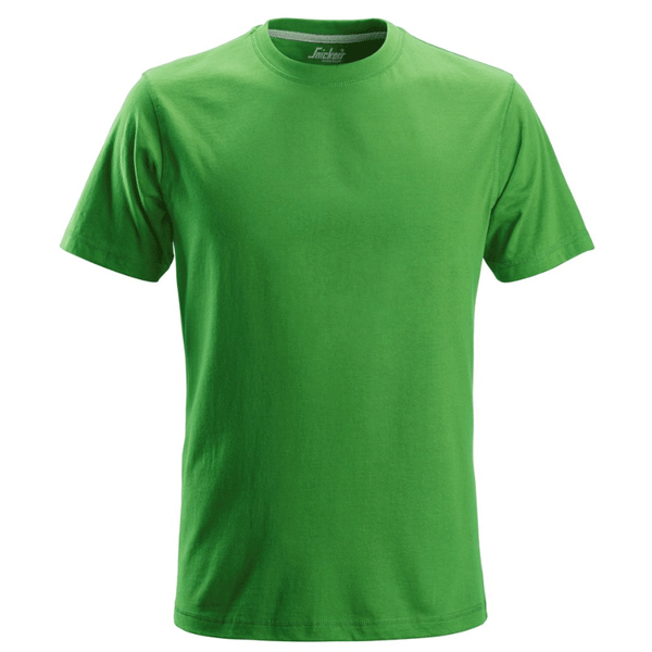 Snickers 2502 Classic Cre Neck T-Shirt 100% Combed Cotton Various Colours