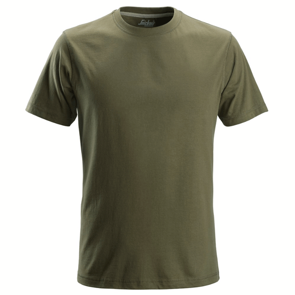 Snickers 2502 Classic Cre Neck T-Shirt 100% Combed Cotton Various Colours