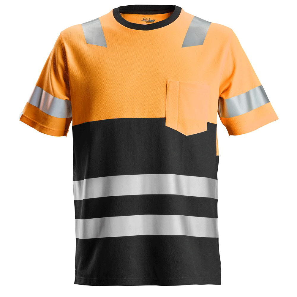 Snickers 2534 AllroundWork, Hi-Vis T-Shirt CL 1 Various Colours