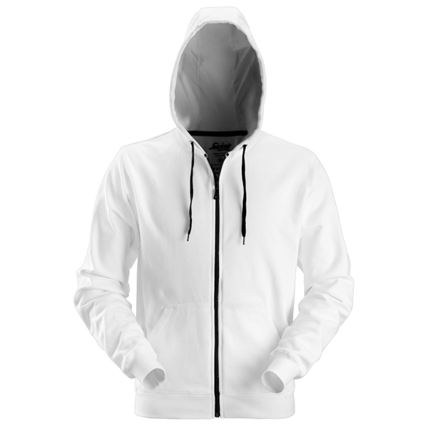 Snickers 2801 Full Zip Soft Lining Hoodie White XL