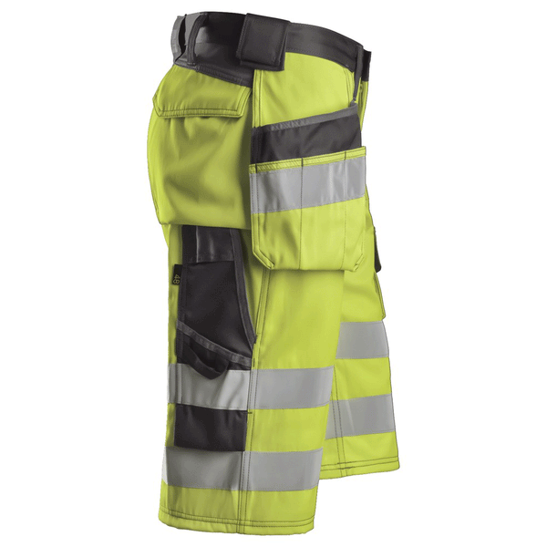 Snickers 3033 Hi-Vis Holster Pocket Shorts, Class 1 Various Colours