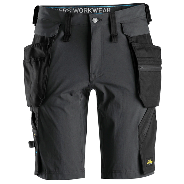 Snickers 6108 LiteWork, Detachable Holster Pockets Work Shorts Various Colours