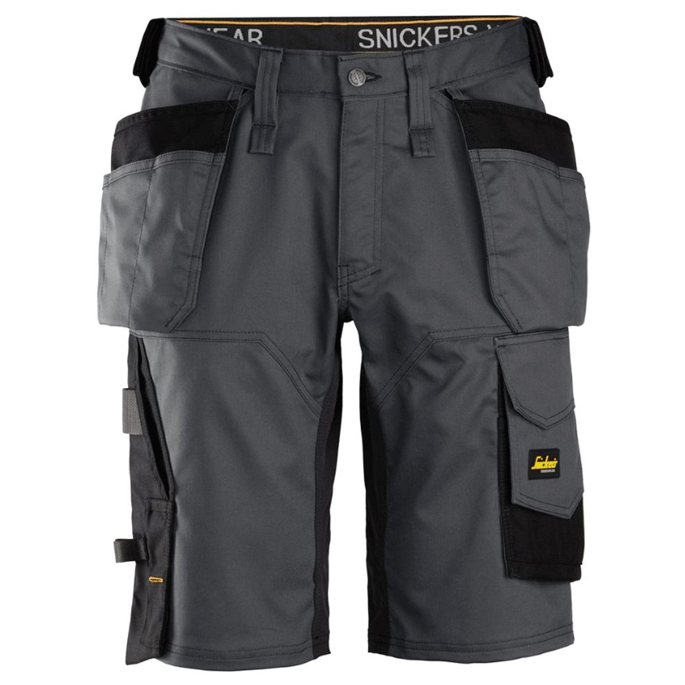 Snickers 6151 AllroundWork, Stretch Loose Fit Holster Pockets Work Shorts Various Colours