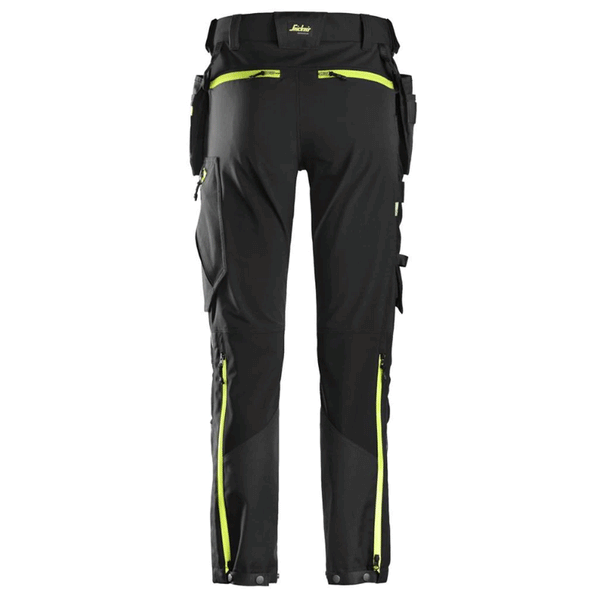 Snickers 6940 FlexiWork, Stretch Work Knee Pad Holster Pocket Trousers Various Colours