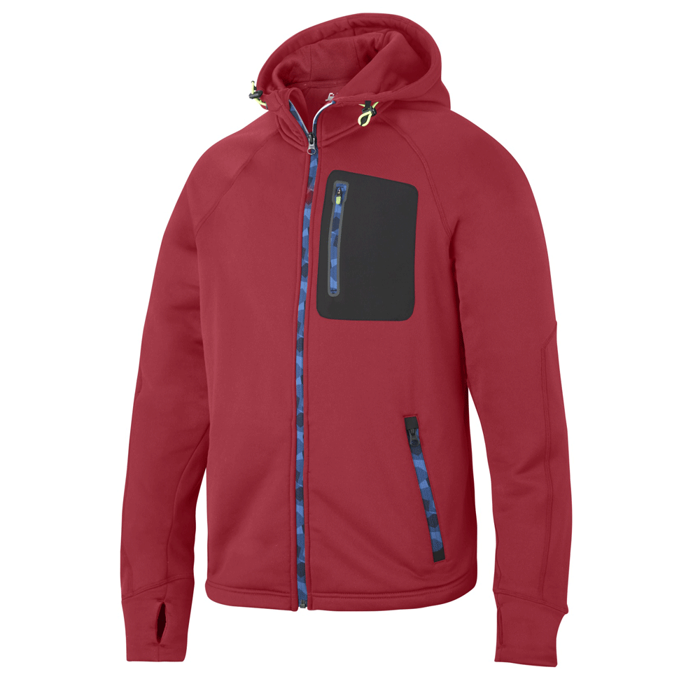 Snickers 8000 FlexiWork Stretch Fleece Hoodie Various Colours