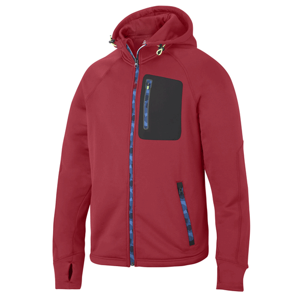 Snickers 8000 FlexiWork Stretch Fleece Hoodie Various Colours