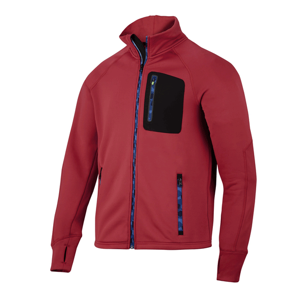 Snickers 8001 FlexiWork Stretch Fleece Jacket Various Colours
