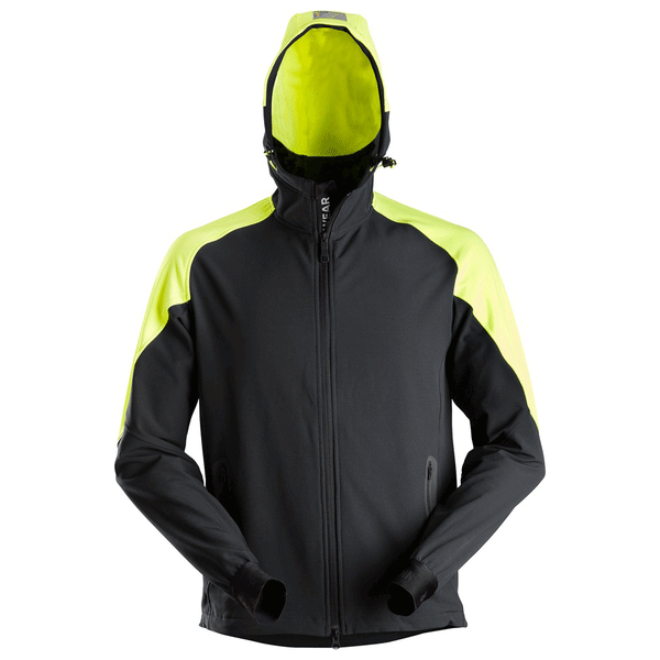 Snickers 8025 FlexiWork, Neon Full Zip Hoodie