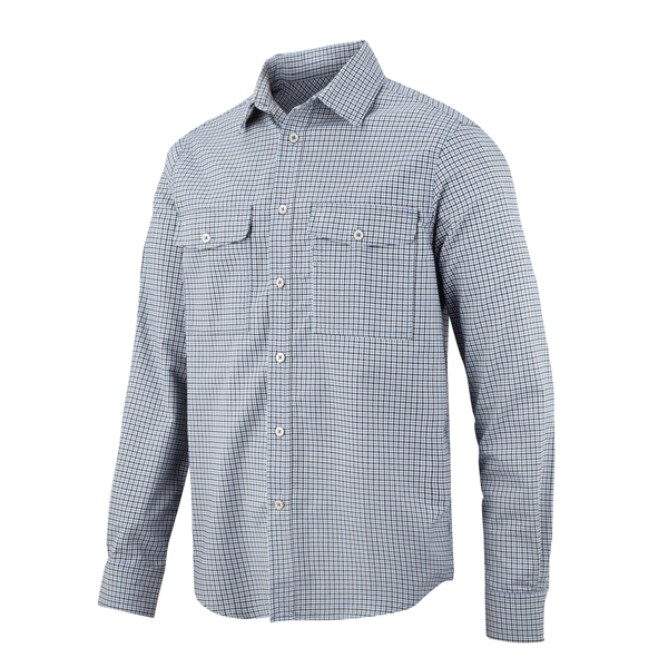 Snickers 8507 AllroundWork Comfort Checked LS Shirt Various Colours