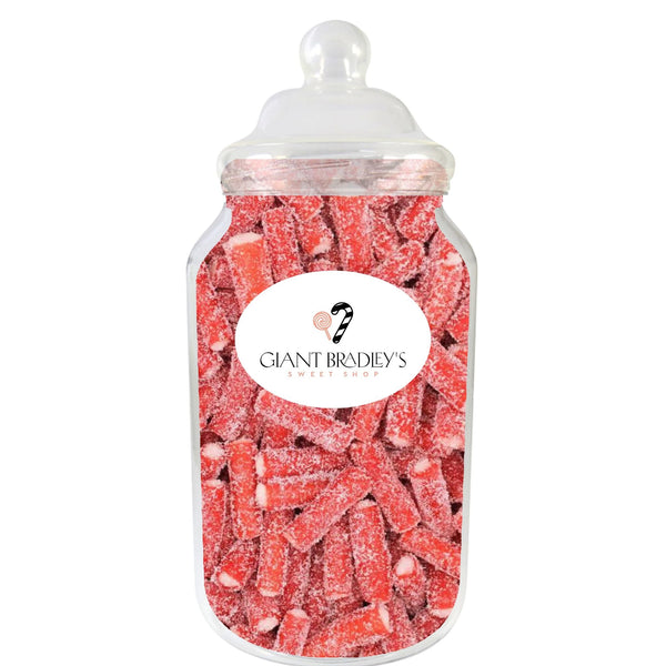 Sour Strawberry Pencil Bites