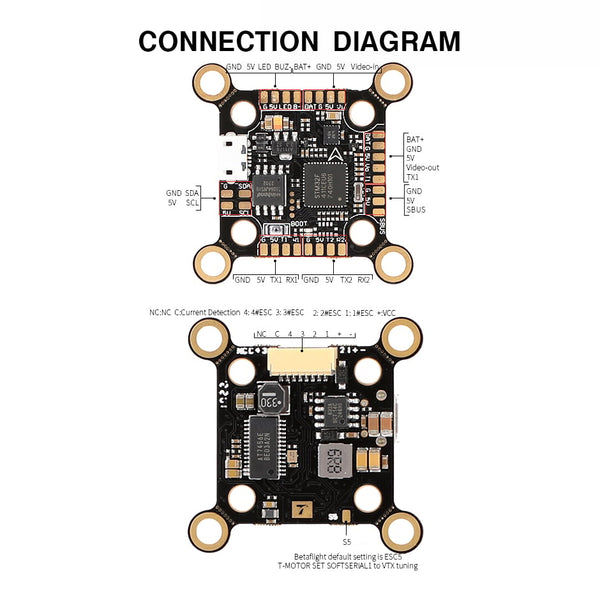 Tmotor Velox F411 Flight Controller