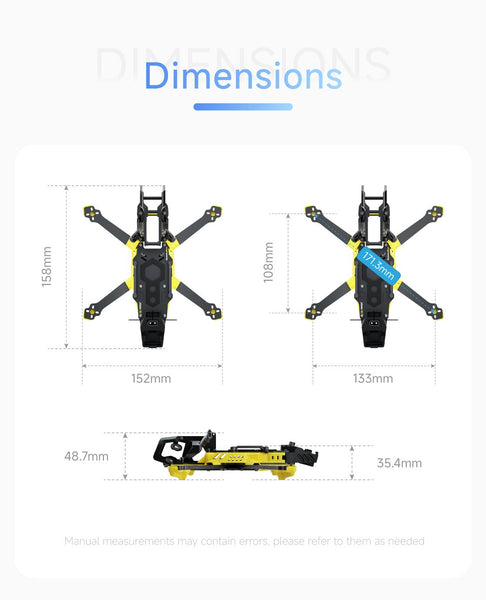 SpeedyBee Master3X Modular Frame (No Head)