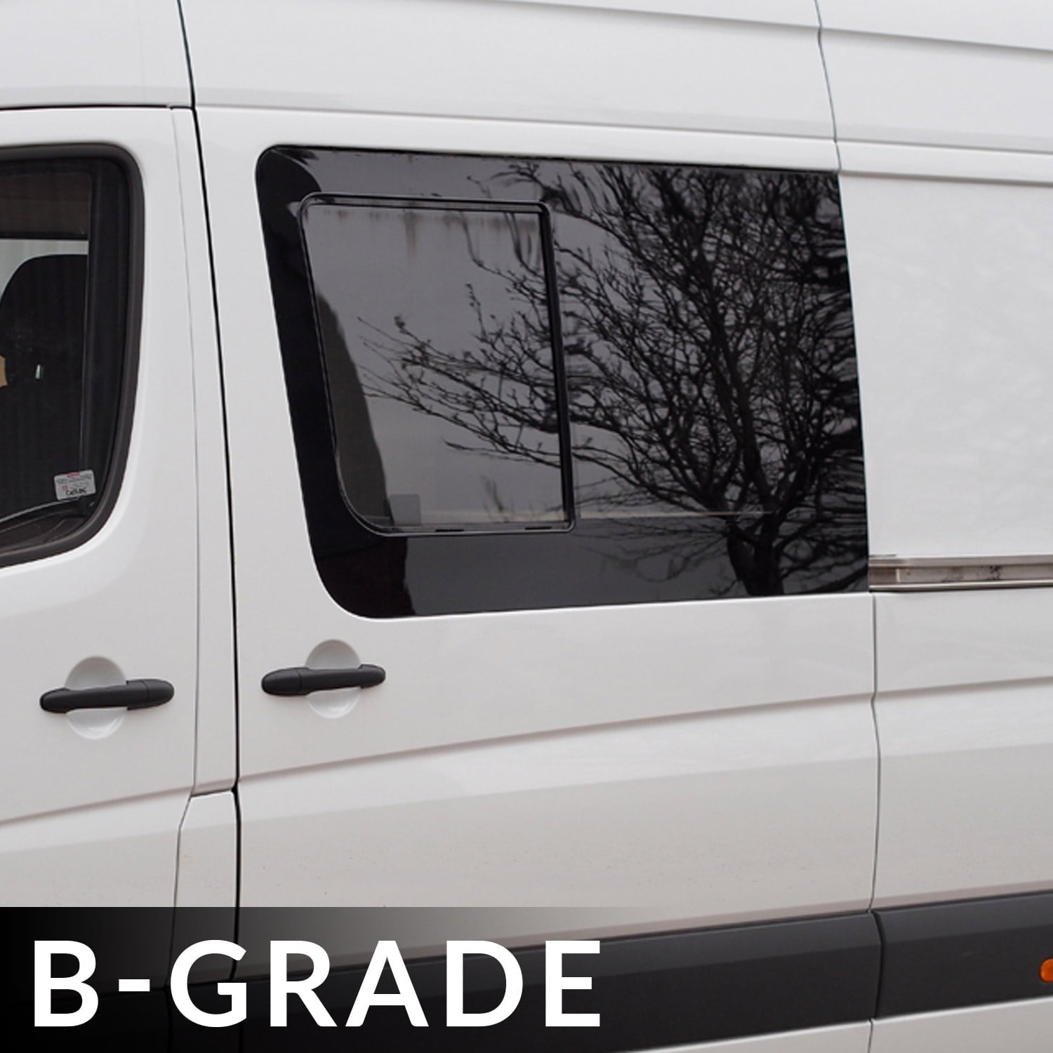 For Mercedes Dodge Sprinter Side Window Sliding Glass Lwb - Mwb *B-Grade* | Van-X