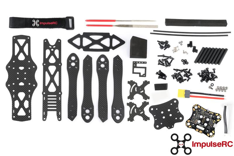 ImpulseRC Alien 5" Frame Kit - Mr Steele Edition + Kiss PDB w/ OSD