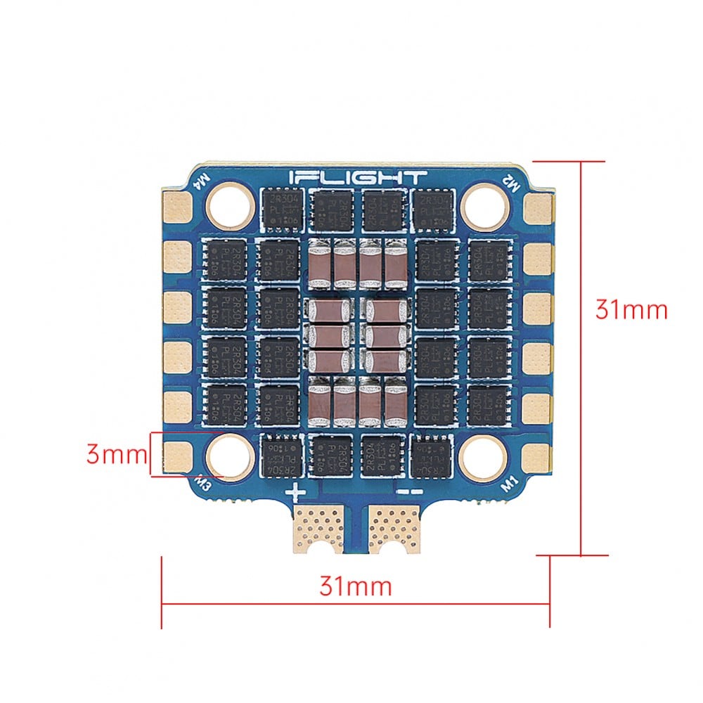iFlight SucceX Mini 45A 2-6S BLHeli_32 Dshot600 4in1 ESC