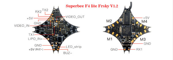 Happymodel SuperBee F4 Lite AIO Whoop Flight Controller