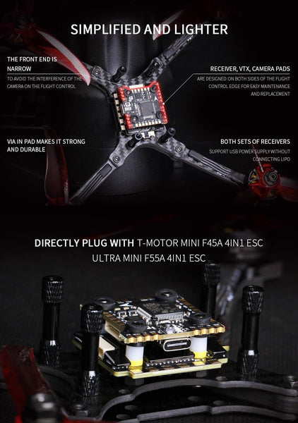 T-Motor Mini Racer 20x20 F7 Flight Controller