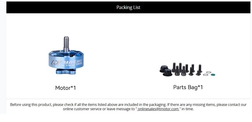 Tmotor P2406 2060kV Motor