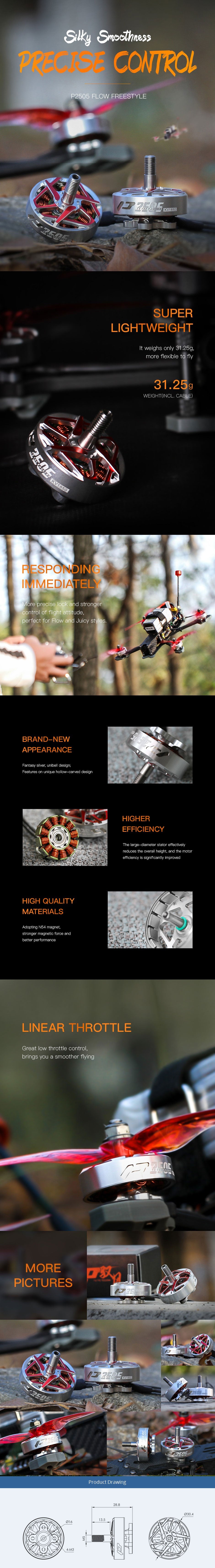 Tmotor P2505 1850kV Motor [SL3]