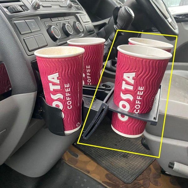 For VW T5 & T5.1 Cup Holder Extension – Add-On 2-Pack for Extra Storage & Convenience