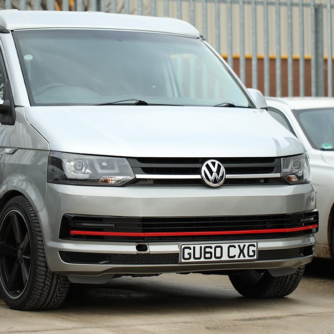 For VW T5.1 Transporter NEW Front Bumper T5-X Front Styling Upgrade Painted and ready to fit in 3 colour options